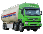 Camion-citerne à poudre HOWO