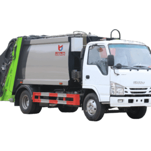 Compressed garbage truck