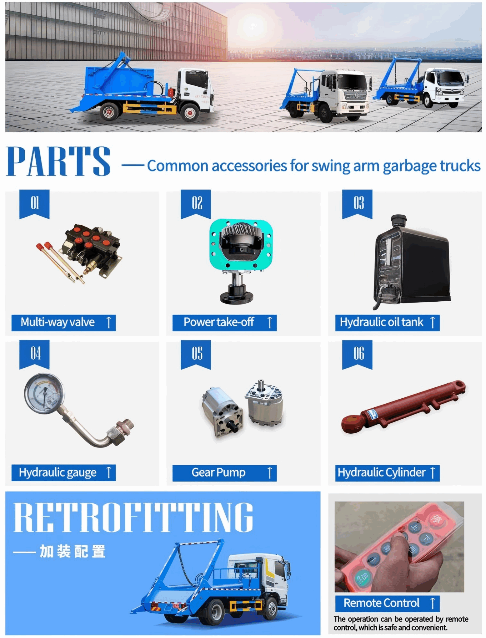 أجزاء حاويات التخطي