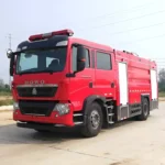 8000 Liters Foam Fire Truck HOWO - Image 2