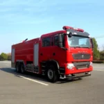 12000 Liters Foam Fire Truck HOWO - Image 4